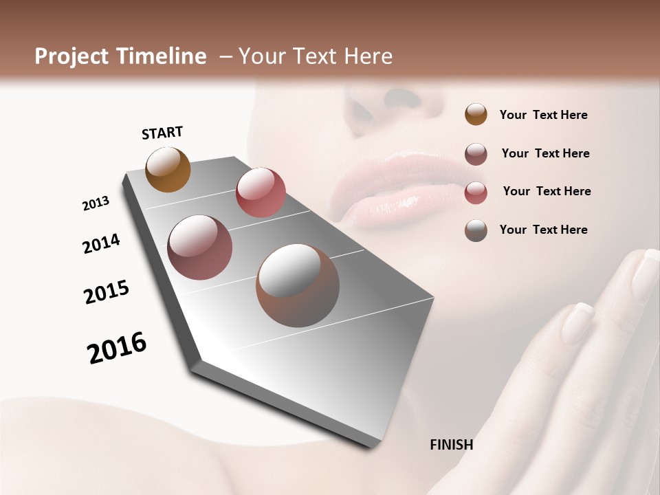 Beautiful Isolated Care PowerPoint Template
