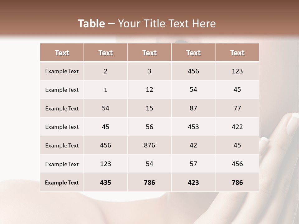 Beautiful Isolated Care PowerPoint Template