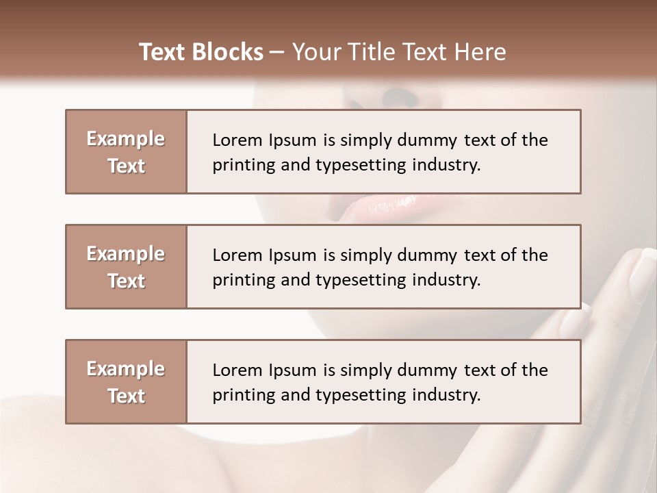 Beautiful Isolated Care PowerPoint Template