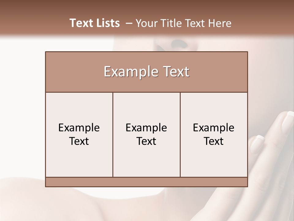 Beautiful Isolated Care PowerPoint Template