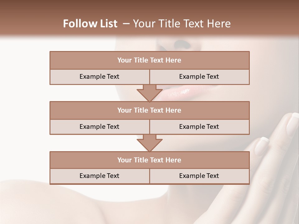 Beautiful Isolated Care PowerPoint Template