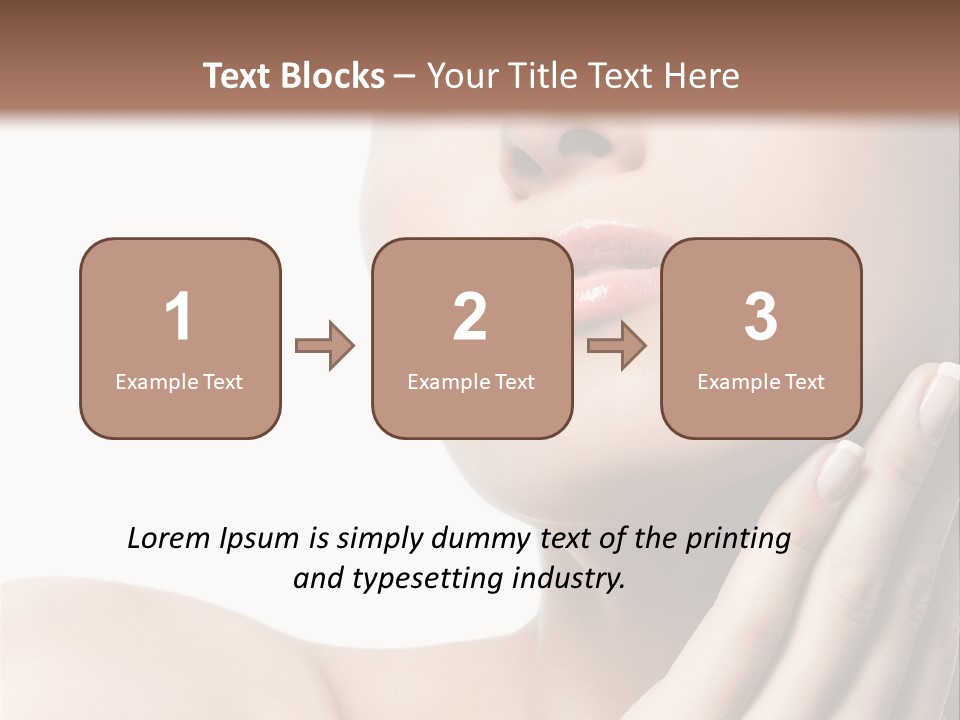 Beautiful Isolated Care PowerPoint Template