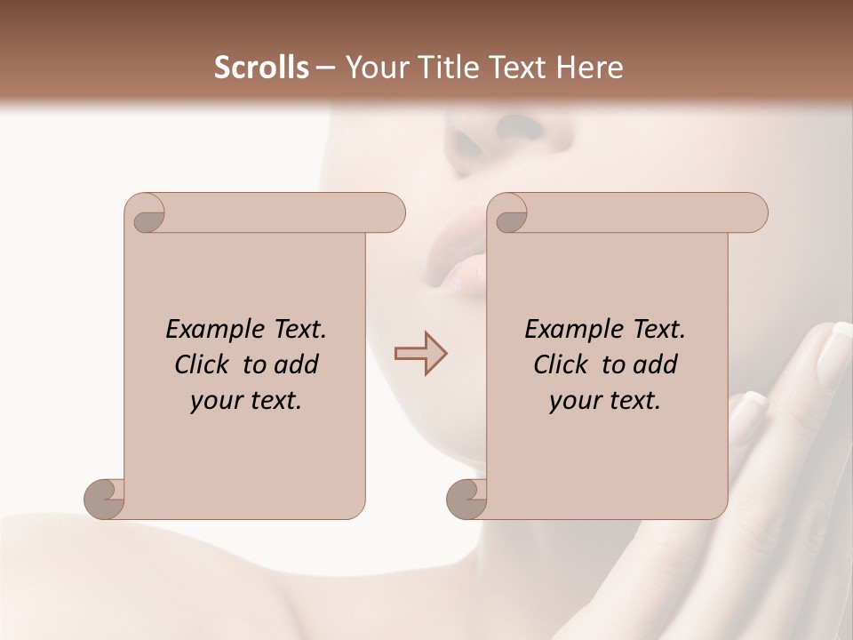 Beautiful Isolated Care PowerPoint Template