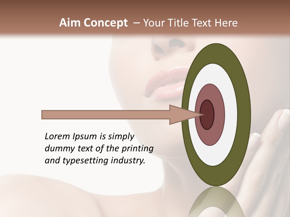 Beautiful Isolated Care PowerPoint Template