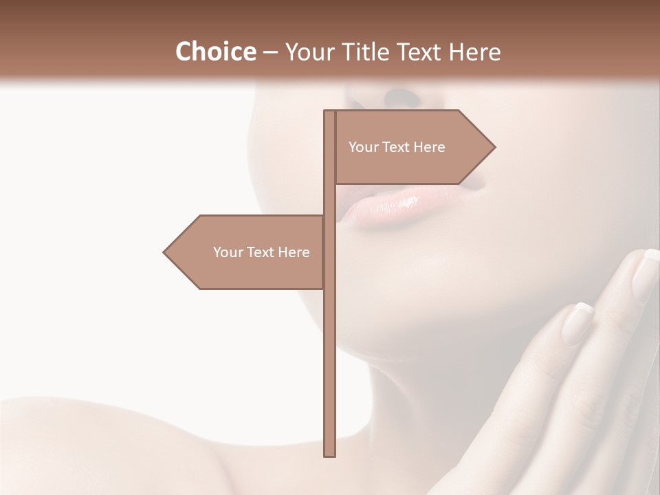 Beautiful Isolated Care PowerPoint Template