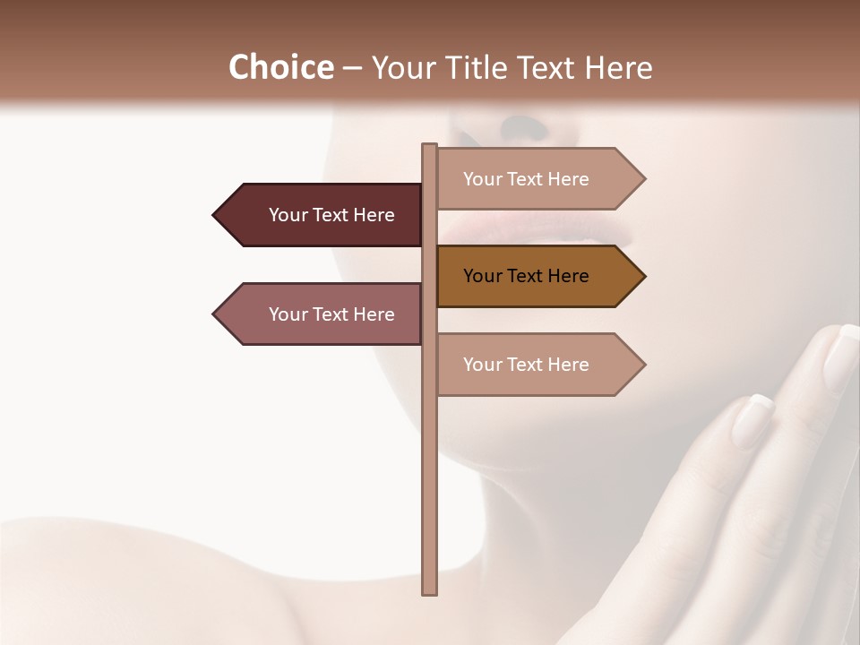 Beautiful Isolated Care PowerPoint Template