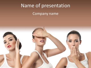 Three Friend Beautiful PowerPoint Template