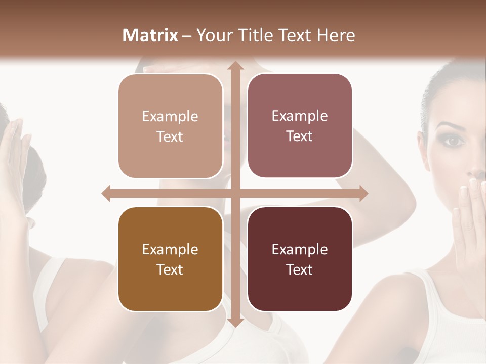 Three Friend Beautiful PowerPoint Template