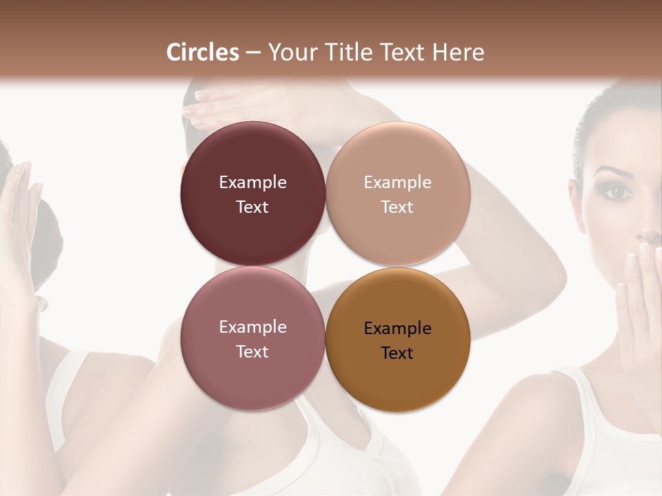 Three Friend Beautiful PowerPoint Template