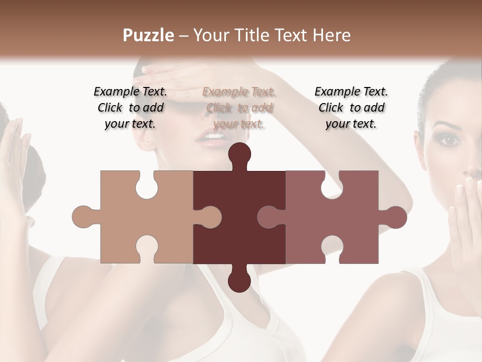 Three Friend Beautiful PowerPoint Template