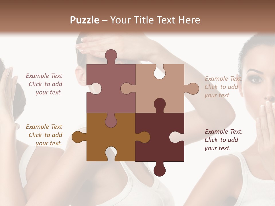 Three Friend Beautiful PowerPoint Template