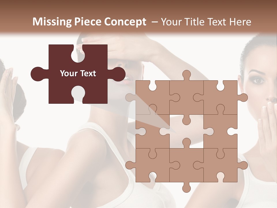 Three Friend Beautiful PowerPoint Template