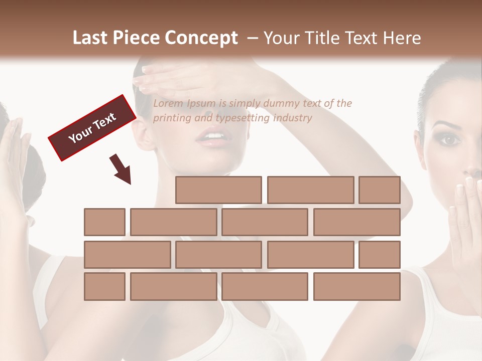 Three Friend Beautiful PowerPoint Template