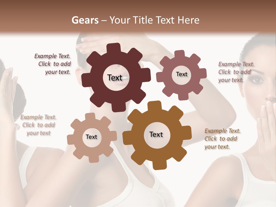 Three Friend Beautiful PowerPoint Template