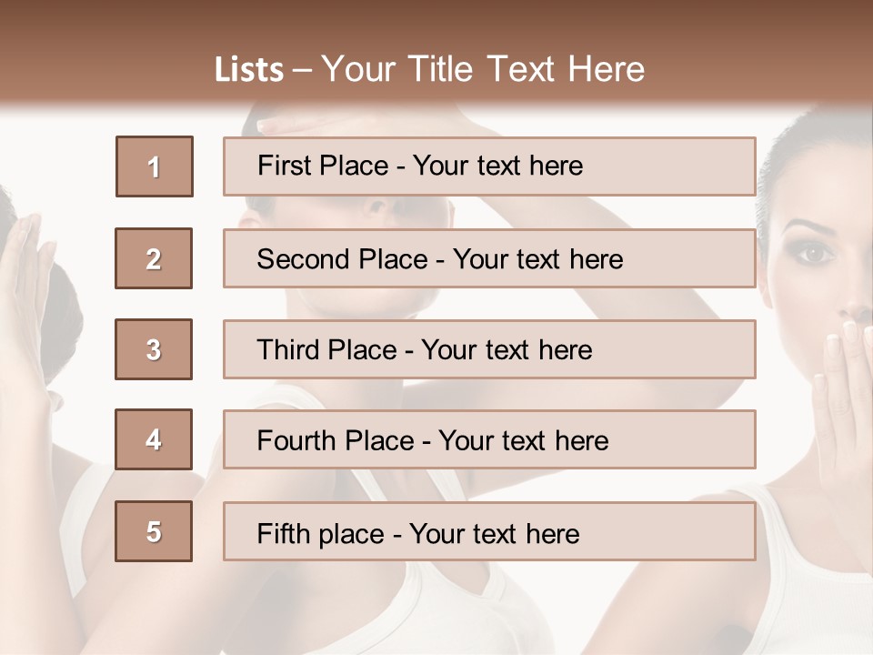 Three Friend Beautiful PowerPoint Template