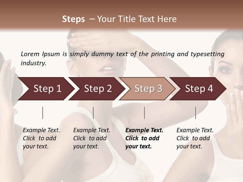 Three Friend Beautiful PowerPoint Template
