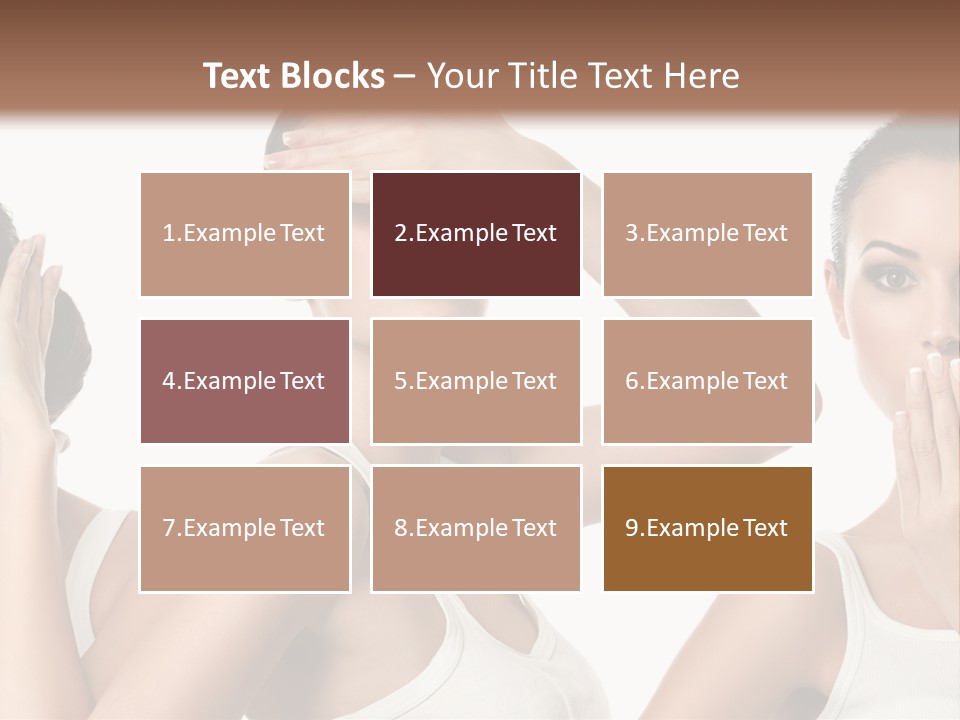 Three Friend Beautiful PowerPoint Template