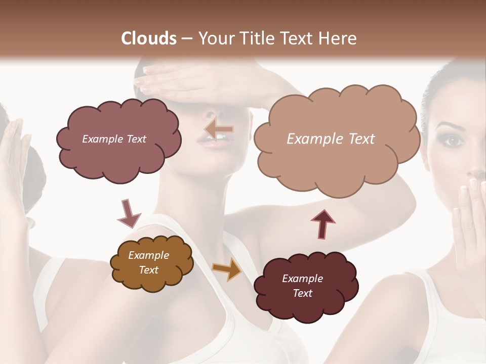 Three Friend Beautiful PowerPoint Template