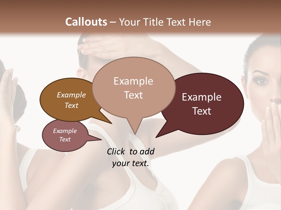 Three Friend Beautiful PowerPoint Template