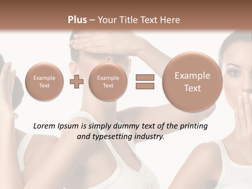 Three Friend Beautiful PowerPoint Template