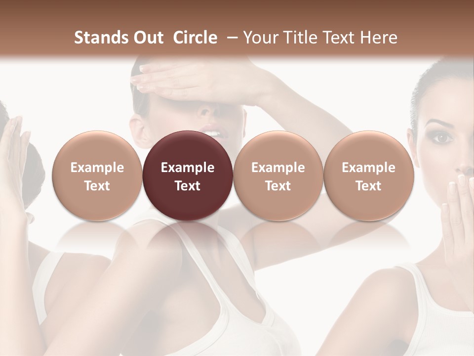 Three Friend Beautiful PowerPoint Template