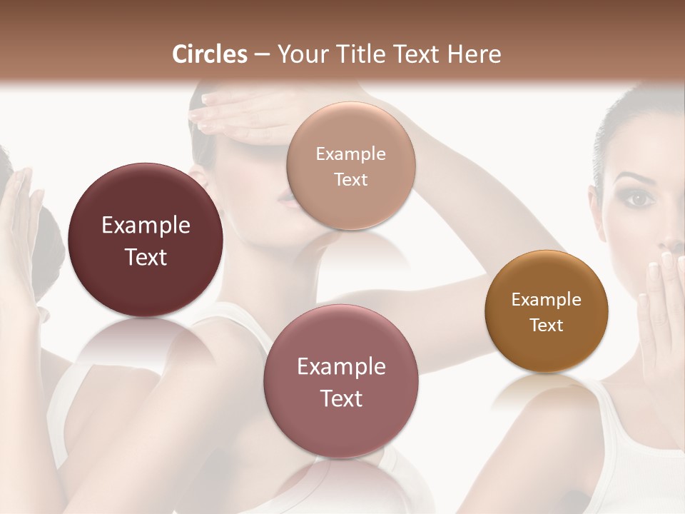 Three Friend Beautiful PowerPoint Template