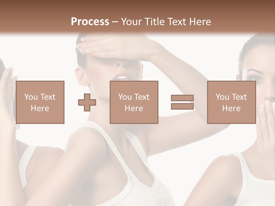 Three Friend Beautiful PowerPoint Template