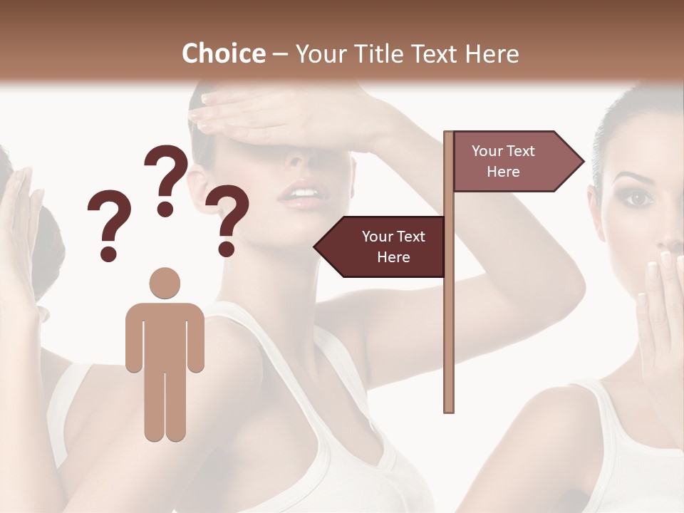 Three Friend Beautiful PowerPoint Template