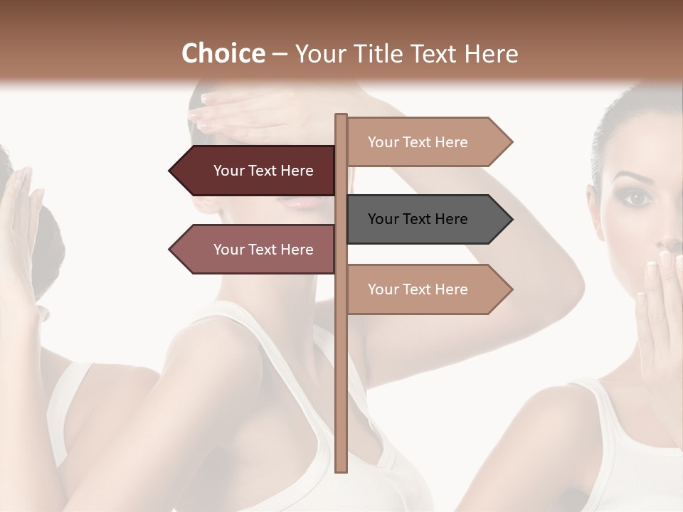 Three Friend Beautiful PowerPoint Template