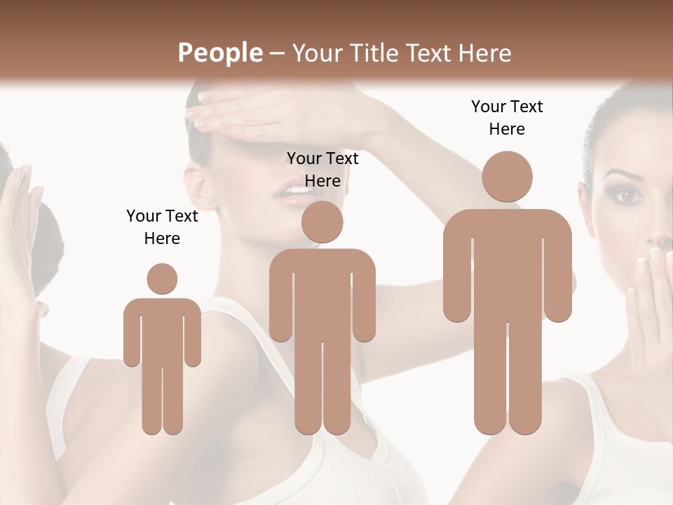 Three Friend Beautiful PowerPoint Template