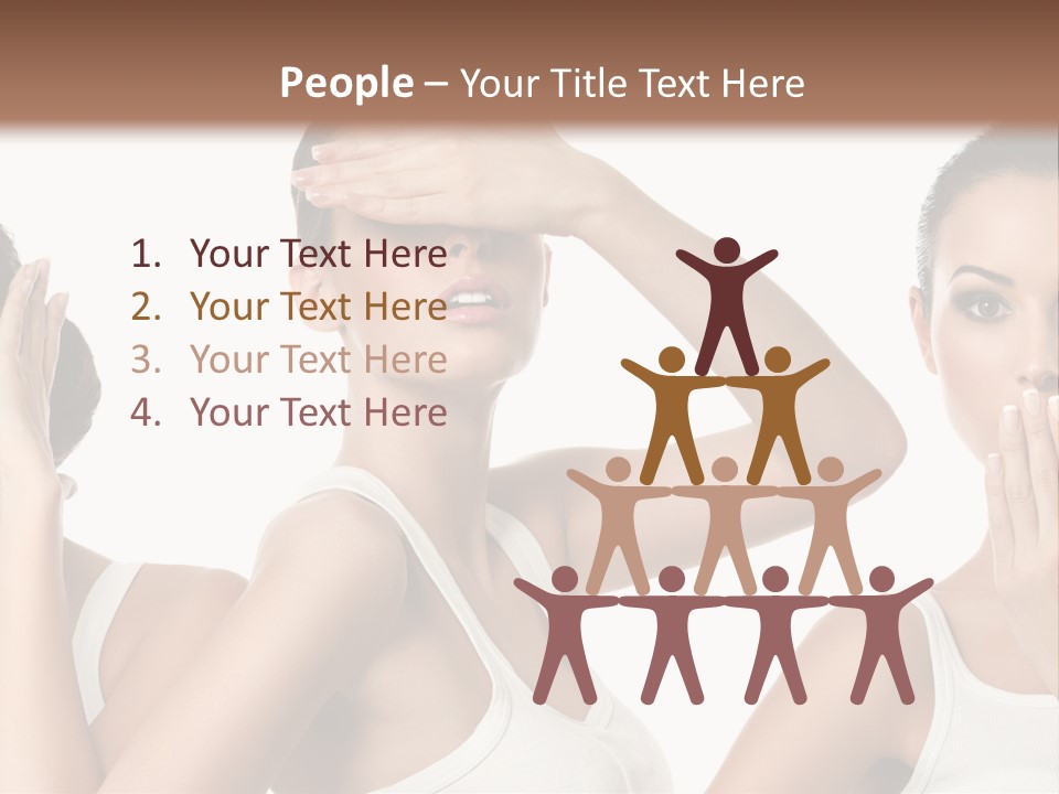 Three Friend Beautiful PowerPoint Template