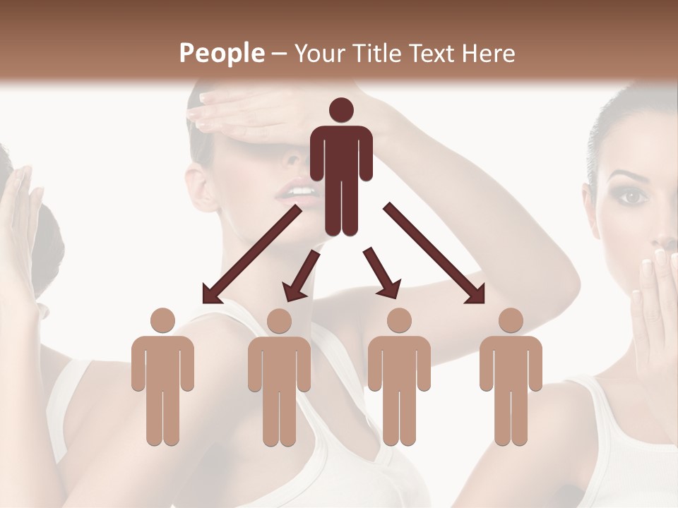 Three Friend Beautiful PowerPoint Template