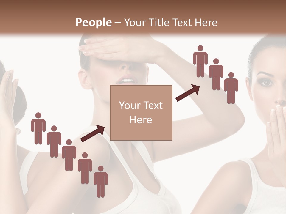 Three Friend Beautiful PowerPoint Template