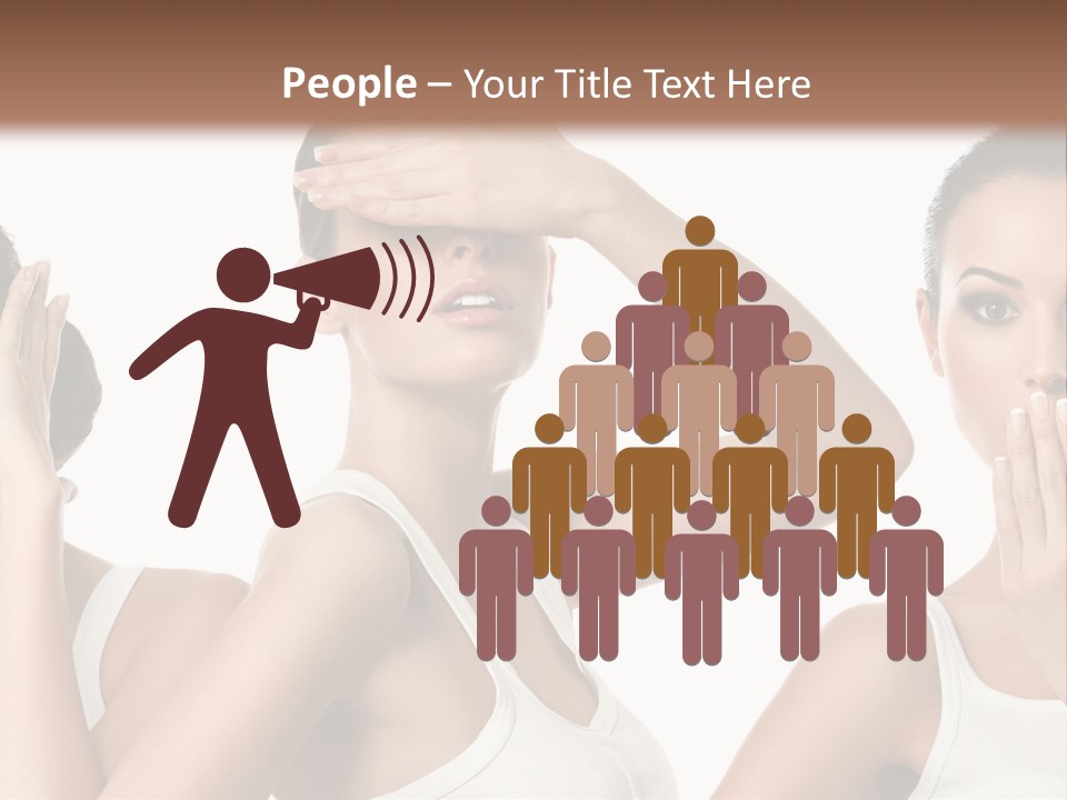 Three Friend Beautiful PowerPoint Template