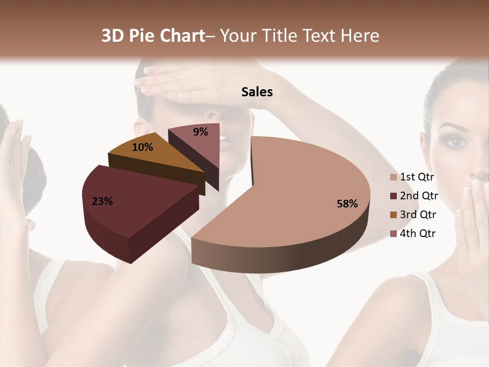 Three Friend Beautiful PowerPoint Template