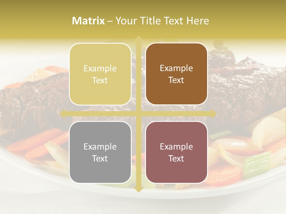 Lunch Beef Chicken PowerPoint Template