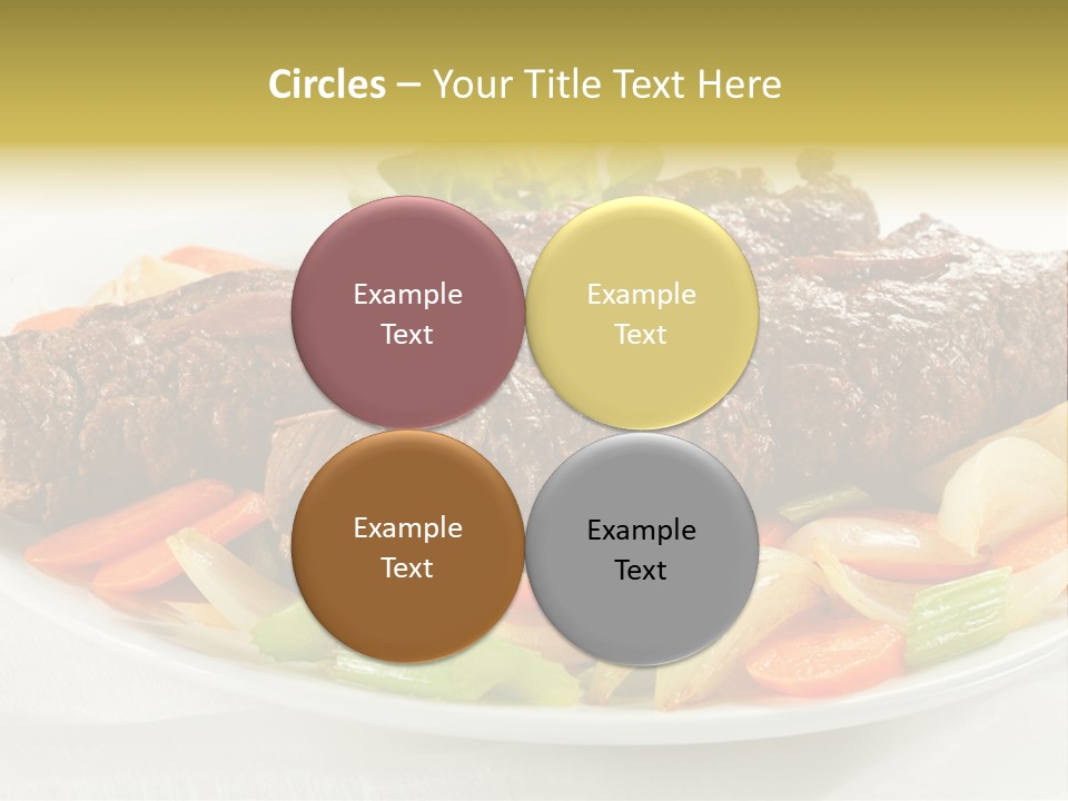 Lunch Beef Chicken PowerPoint Template