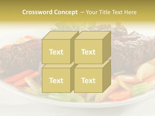 Lunch Beef Chicken PowerPoint Template