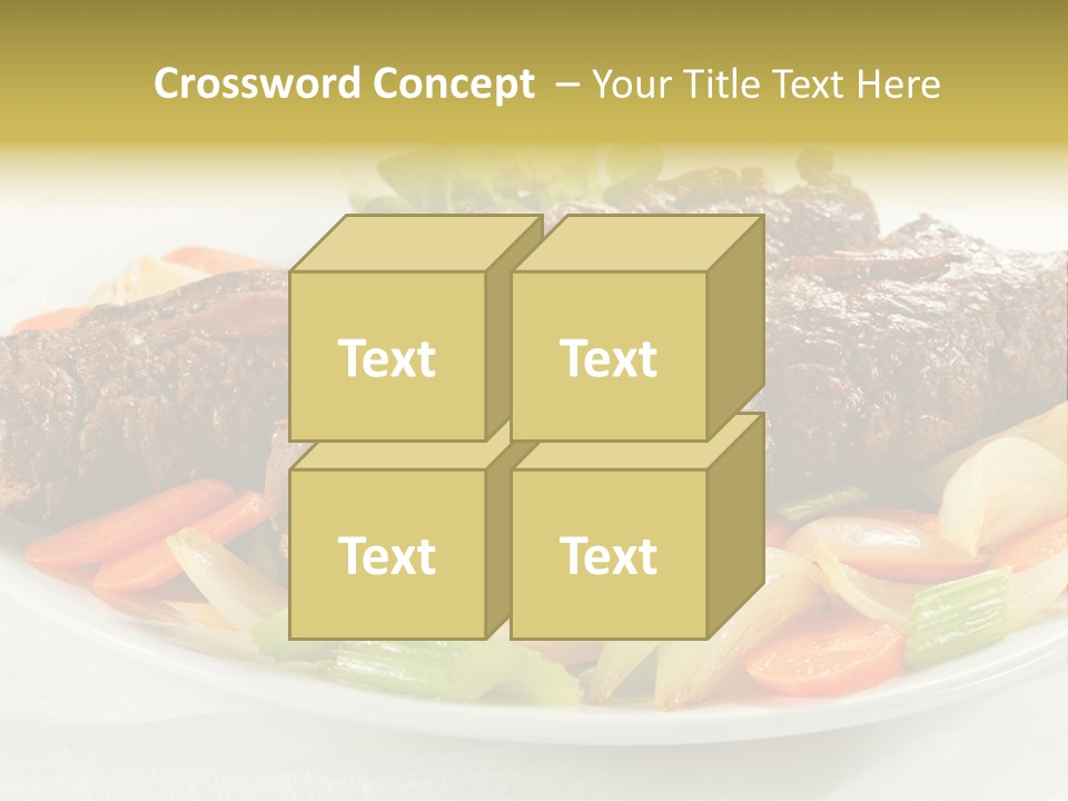 Lunch Beef Chicken PowerPoint Template