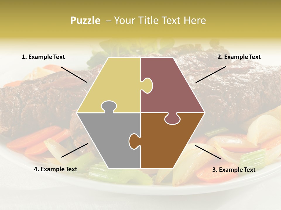 Lunch Beef Chicken PowerPoint Template