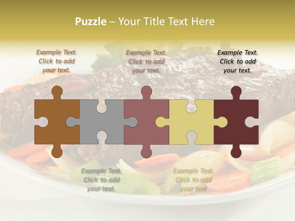 Lunch Beef Chicken PowerPoint Template