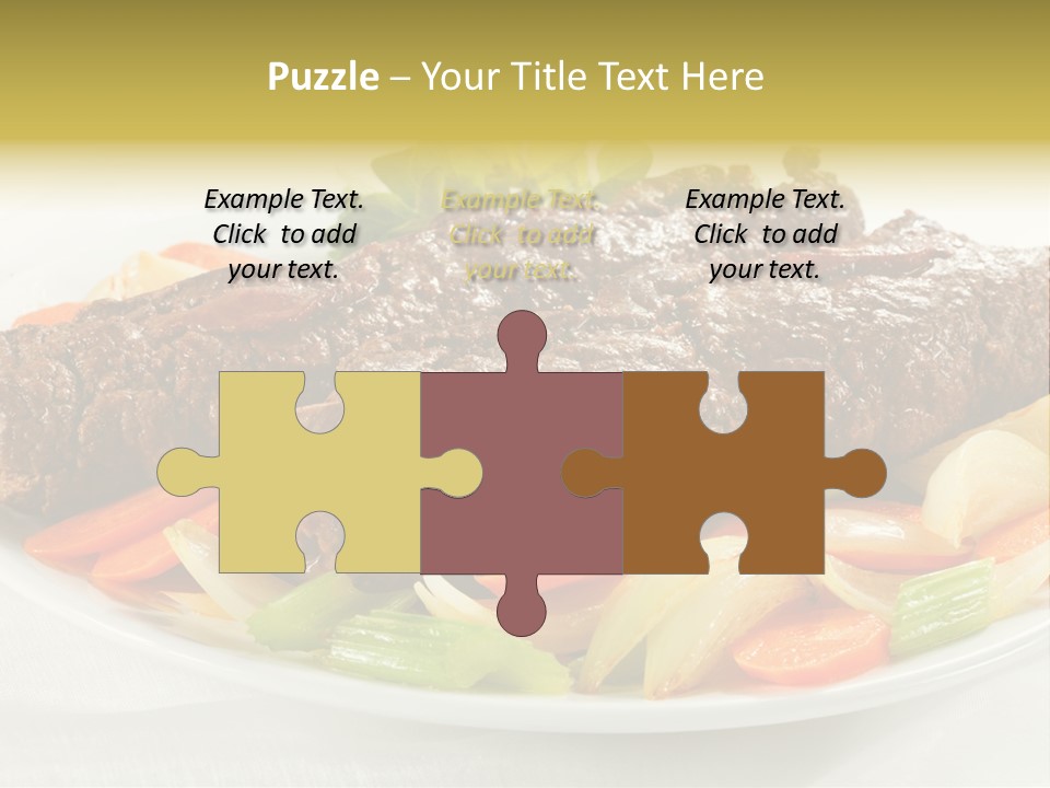 Lunch Beef Chicken PowerPoint Template