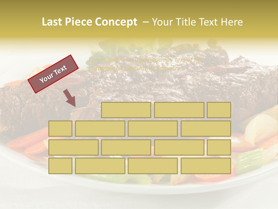 Lunch Beef Chicken PowerPoint Template