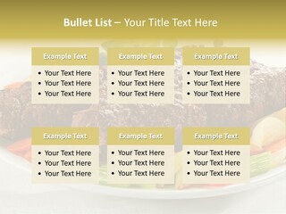 Lunch Beef Chicken PowerPoint Template