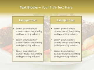 Lunch Beef Chicken PowerPoint Template