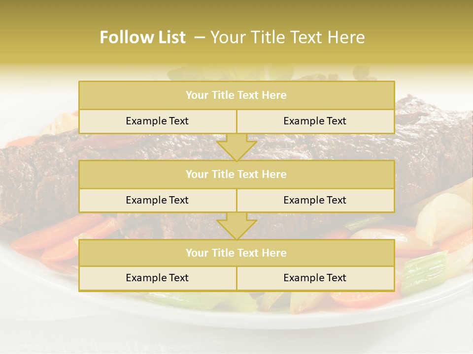 Lunch Beef Chicken PowerPoint Template