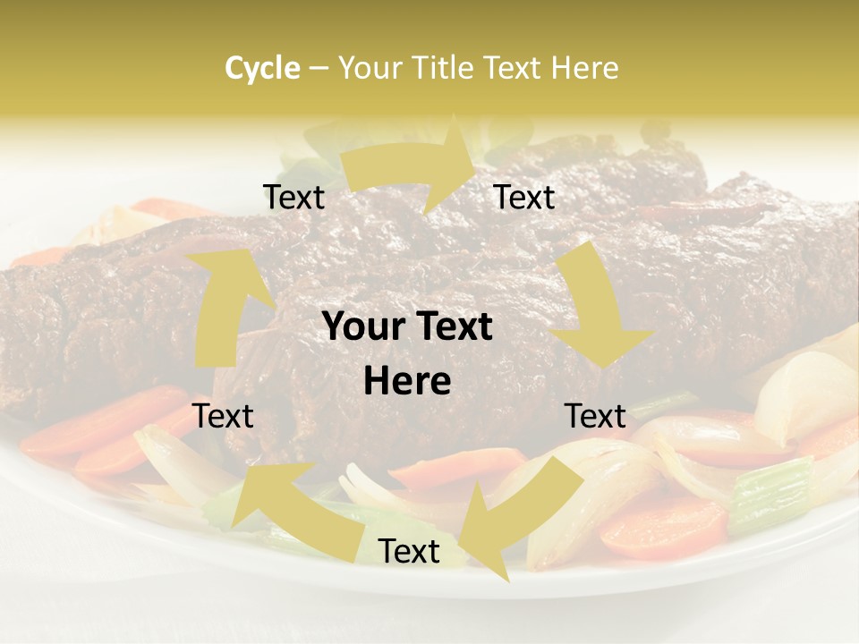 Lunch Beef Chicken PowerPoint Template