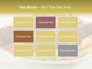 Lunch Beef Chicken PowerPoint Template