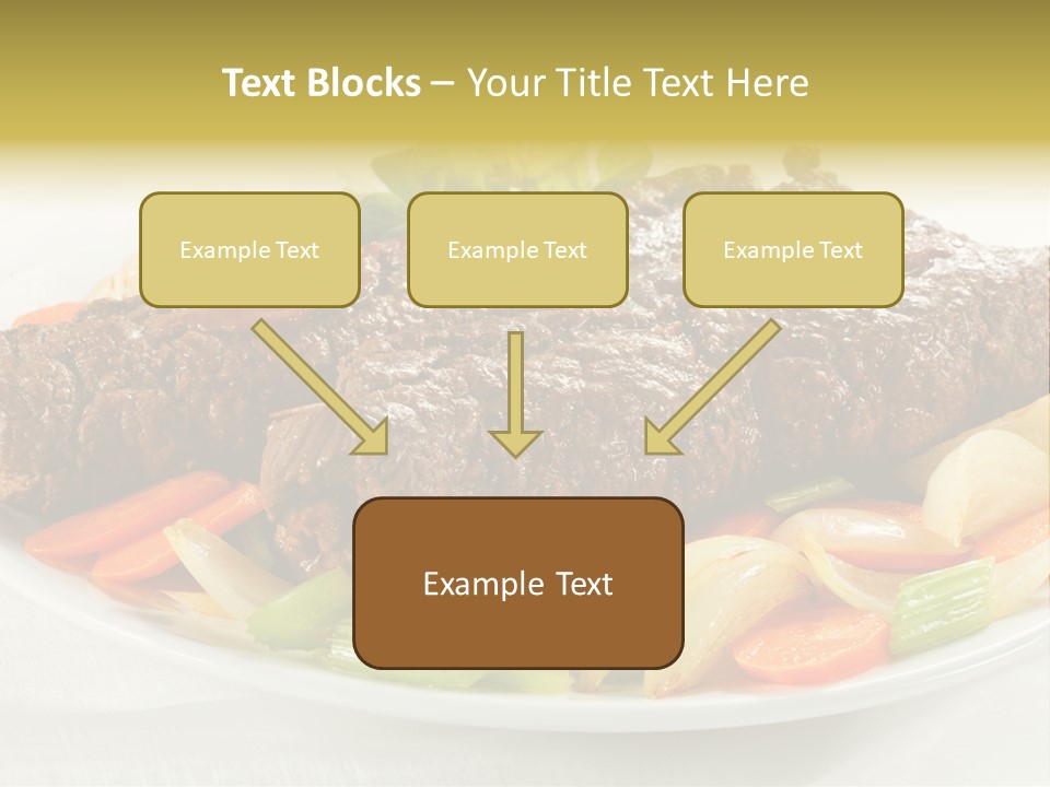 Lunch Beef Chicken PowerPoint Template