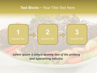Lunch Beef Chicken PowerPoint Template